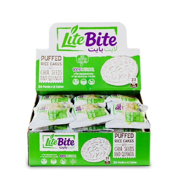 Puffed White Rice Cakes With Chia & Quinoa