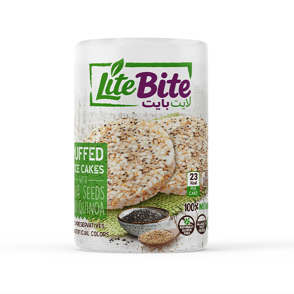 Puffed White Rice Cakes With Chia & Quinoa