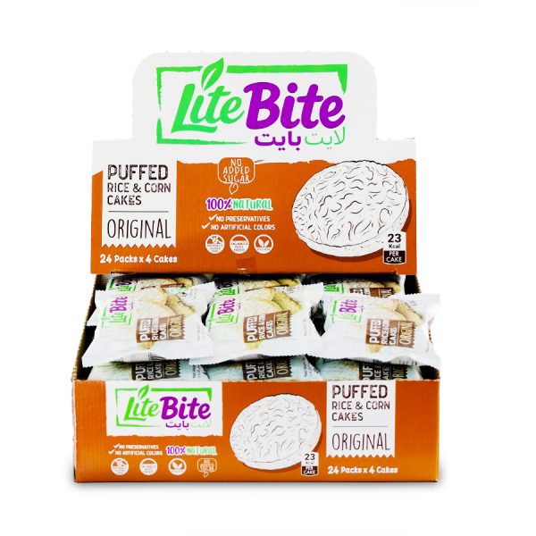 Puffed White Rice & Corn Cakes Original